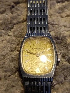 Reloj de pulsera vintage para dama: - Calverta 17 joyas repuestos reparación - Imagen 1 de 5
