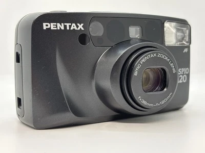 [Excellent+] Pentax Espio 120 point & shoot 35mm Film Camera Black from Japan - Image 1 of 4