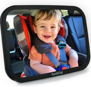 Specchio Retrovisore per Bambini Funbliss Specchio Sicuro per Auto Rotazione - Foto 1 di 8