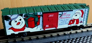 Lionel Spur 0 Box Car Merry Christmas 2015 Weihnachten Güterwaggon by MTH K-Line - Bild 1 von 16