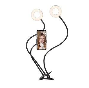 Cygnett V-Dual Classic 2-in-1 Dual Ring Light with Phone Holder - Picture 1 of 5