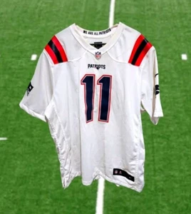 PATRIOTS NFL FOOTBALL JERSEY XXL NIKE #11 EDELMAN - Picture 1 of 5
