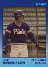 1989 Peninsula Pilots Star #10 Jay Knoblauh