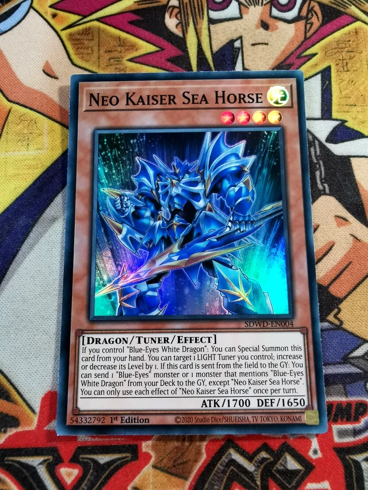 Neo Kaiser Sea Horse sdwd-en004 1st Edition (NEW) Super Rare Yu-Gi-Oh! - Image 1 of 1
