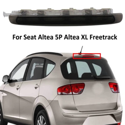 Highmount Brake LED Light Rear Third Stop Fit Seat Altea & Altea XL 07-15 Black - Imagem 1 de 4