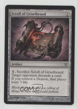 2012 Magic: The Gathering - Avacyn Restored Scroll of Griselbrand #221 9gc