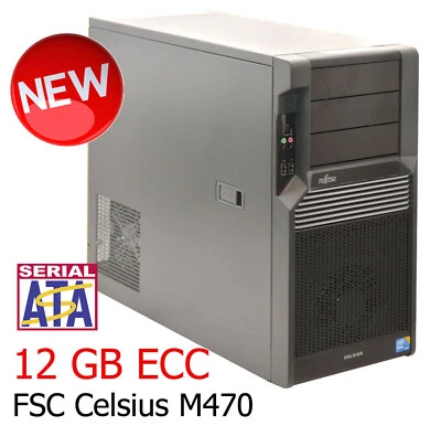 Workstation Fujitsu Celsius M470 500GB Hdd D2778-B14 Sap 10601093388 Medizin Neu - Image 1 of 3