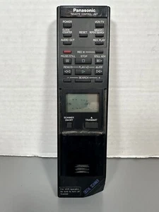 Panasonic VEQ0985 VCR/TV Digital Scanner Remote - Cleaned and Tested - Picture 1 of 1