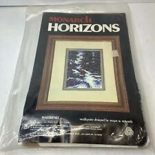Monarch Horizons Needlepoint Cross Stitch Kit Waterfall #PT50 Sealed