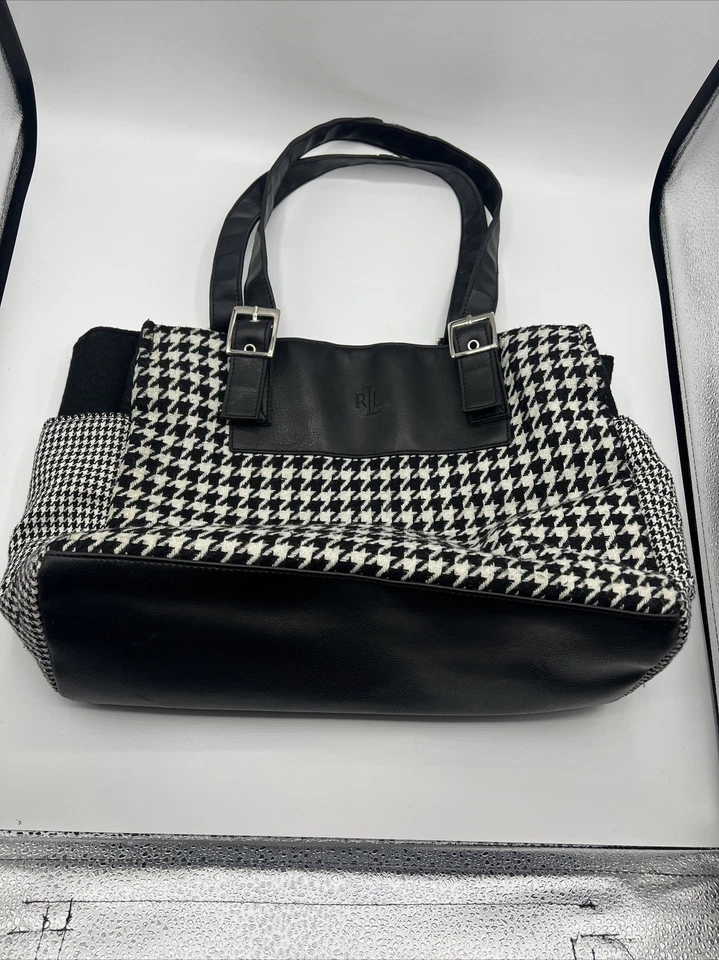 Ralph Lauren signature purse tote handbag - Image 1 of 4