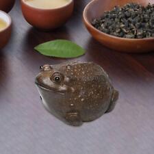 Mini-Teehaustier-Figur aus Ton, Kröte, niedliches