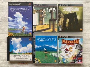 Set Sony PS 1 2 3 Boku no Natsuyasumi & ICO & Wanda e Colossus & Rayman - Foto 1 di 14