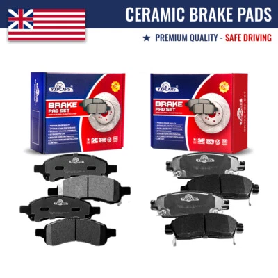 8PCS Front and Rear Ceramic Brake Pads Set For 2006 2007 2008 2009 GMC Envoy - Image 1 of 4