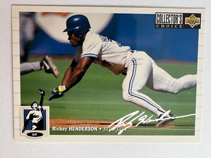 1994 Upper Deck Collector's Choice Silver Signature #131 - Rickey Henderson