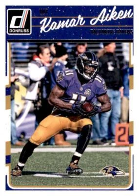 2016 Donruss Kamar Aiken NFL Base Card PWE Set Break Ravens #24 - Image 1 of 2