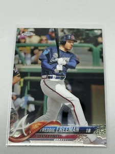 2018 TOPPS CHROME BASEBALL FREDDIE FREEMAN 23 ATLANTA BRAVES - Picture 1 of 2
