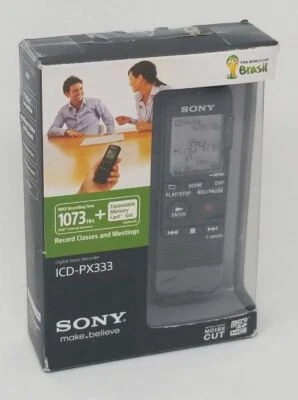 Sony ICD-PX333 Digital Voice Recorder 4GB Internal Flash Memory 30 DAYS WARRANTY - Image 1 of 4