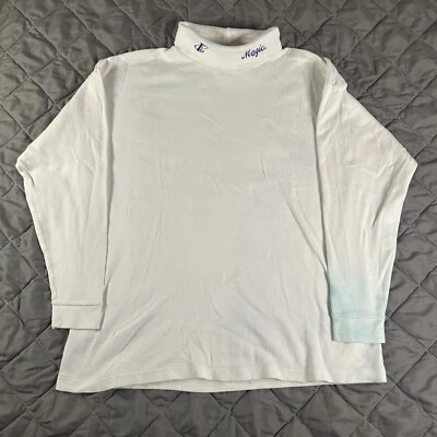 VINTAGE Orlando Magic Shirt Mens XL White Turtleneck Logo Athletic NBA Basketbal - Image 1 of 4