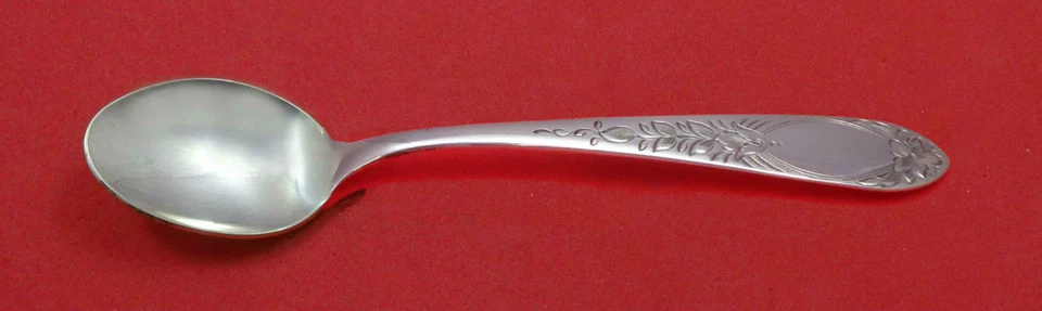 Primrose by Kirk Sterling Silver Infant Feeding Spoon 5 3/4" Custom Made - Image 1 of 1