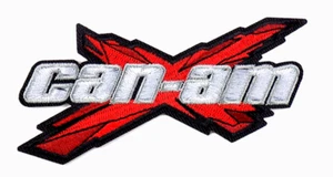 CAN-AM EMBROIDERED PATCH IRON/SEW ON 4"x 2" MOTORCYCLE SPYDER OFF ROAD, MAVERICK - Bild 1 von 2