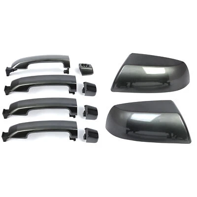 Full Set Mirror Covers & Door Handles Kit For Toyota Tundra Sequoia 2011-2019 - Image 1 of 4