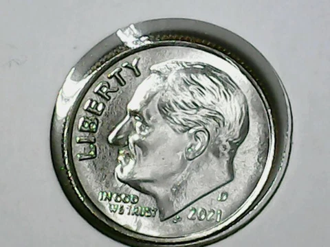 2021 D Roosevelt Dime 10C  BU Cover