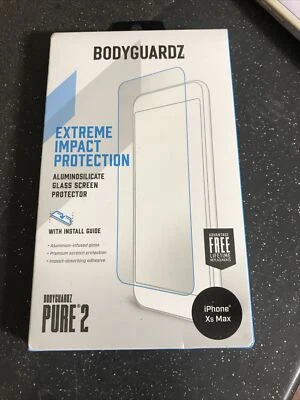Sealed BODYGUARDZ PURE 2 GLASS SCREEN  FOR APPLE IPHONE 11 PRO MAX IPHONE XS MAX - Image 1 of 4