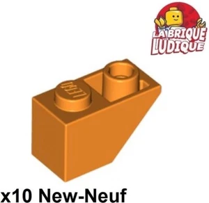 LEGO 10x Slope Inverted Slope Reverse 45 2x1 Orange 3665 Neu - Picture 1 of 1