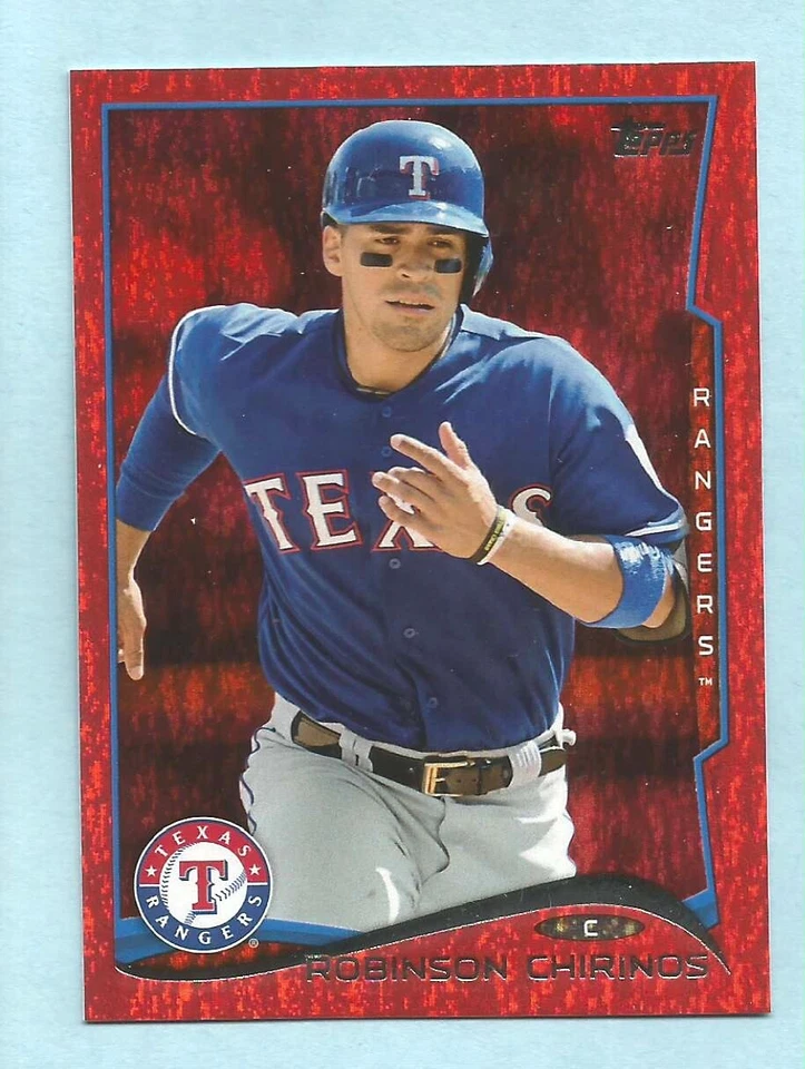 2014 Topps Baseball Update Robinson Chirinos US-193 Texas Rangers RED HOT FOIL - Image 1 of 1