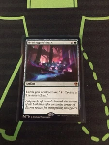 MTG Magic The Gathering Bootlegger’s Stash DRC Mythic Green Artifact Commander - Picture 1 of 1