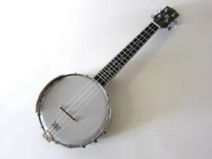 BANJO BANJO VINTAGE EFFETTO ORO UNICO RETRO APERTO RETRO APERTO EFFETTO INVECCHIATO UKE - Foto 1 di 4
