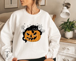 cat sweater halloween