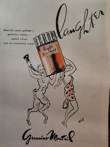 1946 True Original Art Ad Advertisement Laughter Perfume Germaine Monteil - Picture 1 of 1