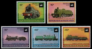 Obervolta 1973 - Mi-N.o 440-444 ** - Estampillada sin montar o nunca montada - Locomotoras / Locomotoras - Imagen 1 de 1