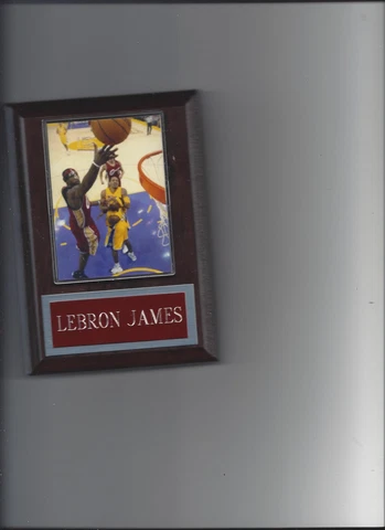 LEBRON JAMES PLAQUE CLEVELAND CAVALIERS BASKETBALL NBA GAME ACTION Cover