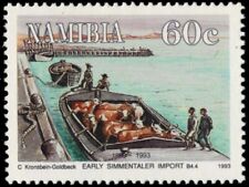 NAMIBIA 733 (SG614) - Arrival of Simmentaler Cattle Centenary (pb49914)