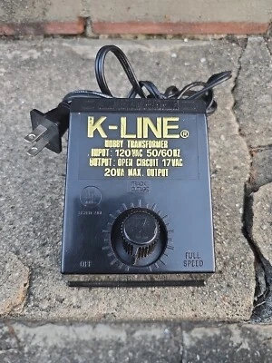 K-LINE K-950 20VA TRANSFORMER TRAIN MOTOR TOY HOBBY AIRPLANE Tested  - Image 1 of 4
