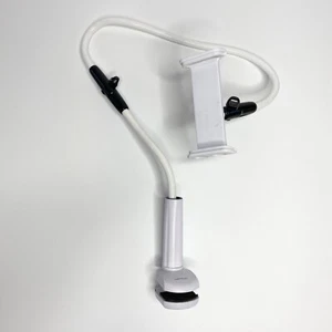 Soporte para teléfono Lamicall palo selfie cuello de cisne ajustable brazo flexible blanco - Imagen 1 de 6