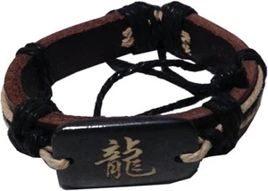 Kanji Leather Bracelet - Picture 1 of 1