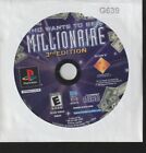 Who Wants to Be a Millionaire? Sony PlayStation 1 Sleeved Video Game Disc Only