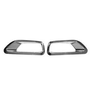 Cubierta de luz antiniebla trasera cromada WOO llanta de ajuste de lámpara trasera para Jeep Compass 2011-2016 - Imagen 1 de 5