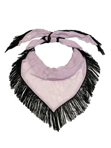Hanley Mellon Women's Triangle Fringe Scarf One Size Lilac - Picture 1 of 1