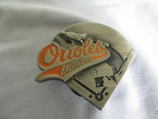  Baltimore Orioles Belt Buckle Baseball Diamond 1994 GAP Rare Great Am Buckle Co