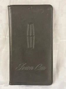 Vintage 1980’s-1990’s Lincoln Town Car Owner’s Manual Black Case Holder Only - Picture 1 of 16