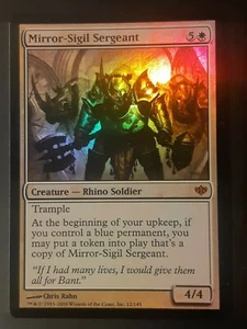 Sergeant mit Spiegelsiegel PREMIUM / FOIL - Mirror-Sigil Sergeant - Magic mtg - Bild 1 von 1