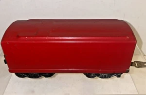 LIONEL PREWAR O GAUGE TIN REPAINTED RED TENDER - Picture 1 of 6