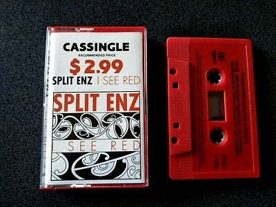 SPLIT ENZ I SEE RED CASSINGLE CASSETTE  TAPE EX COND - Image 1 of 2