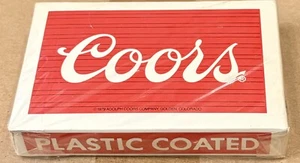 Baraja de cartas Coors Beer - sellada - 1979? - Imagen 1 de 1