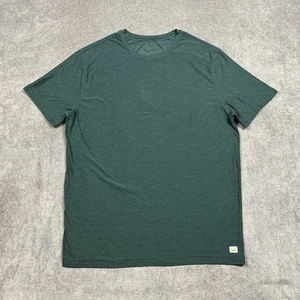 Camisa Vuori Para Hombre Grande Verde Rendimiento Strato Tech Camiseta Elastizada Entrenamiento - Imagen 1 de 8
