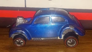 Vintage 1967 Hot Wheels Redline Custom Volkswagen Purple wi/ White Interior USA - Picture 1 of 6